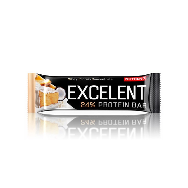 Nutrend EXCELENT proteiinibatoon 40 g, ananassimaitseline kookosega Nutrend EXCELENT proteiinibatoon 40 g, ananassimaitseline kookosega