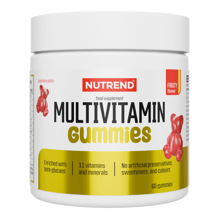Nutrend Multivitamin Gummies Fruity, 60 gummies