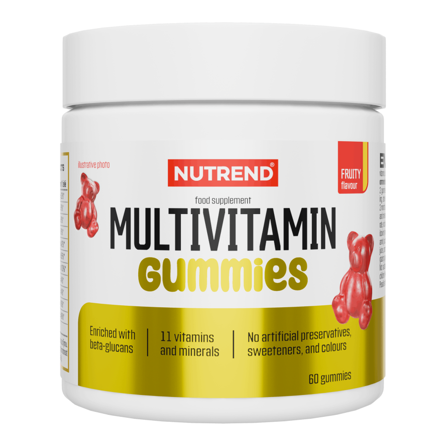 Nutrend Multivitamin Gummies Fruity, 60 gummies