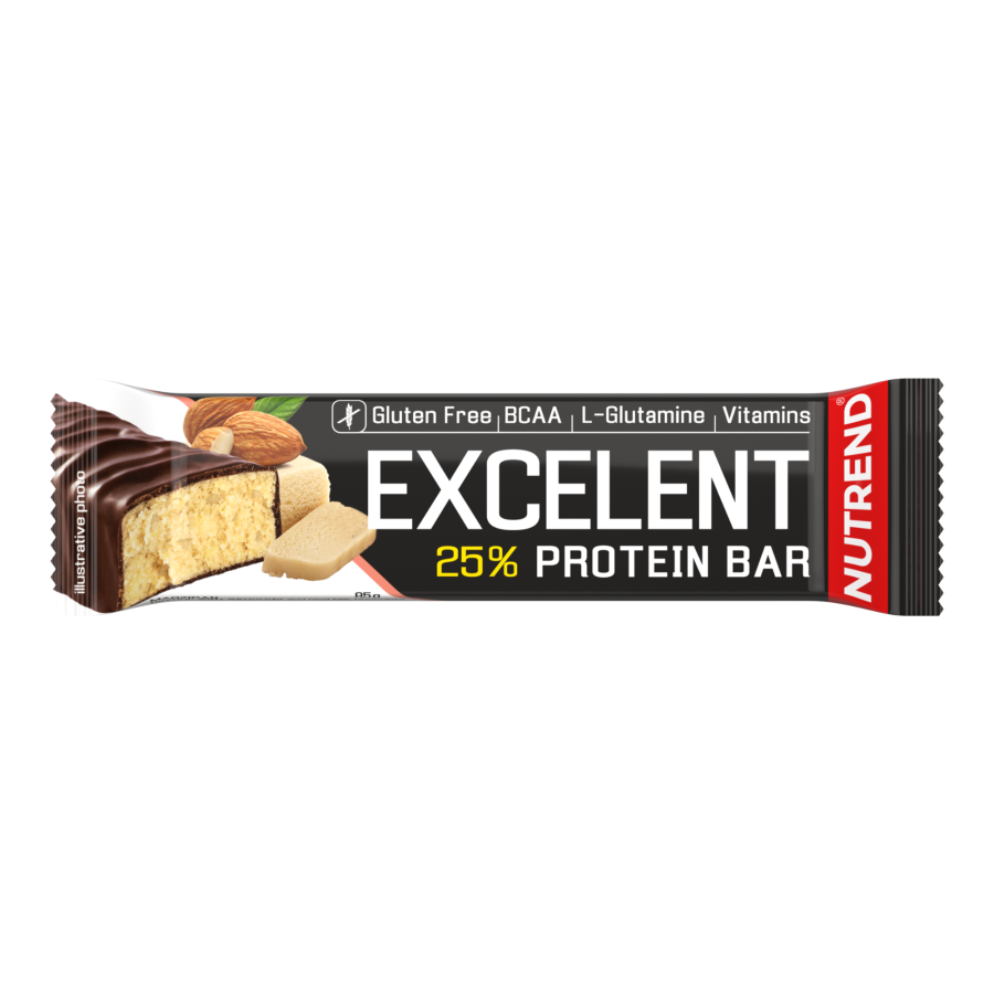 EXCELENT proteiinibatoon 85 g, martsipanimaitseline mandlitega