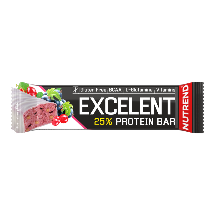 EXCELENT PROTEIINIBATOON 85g mustsõstar