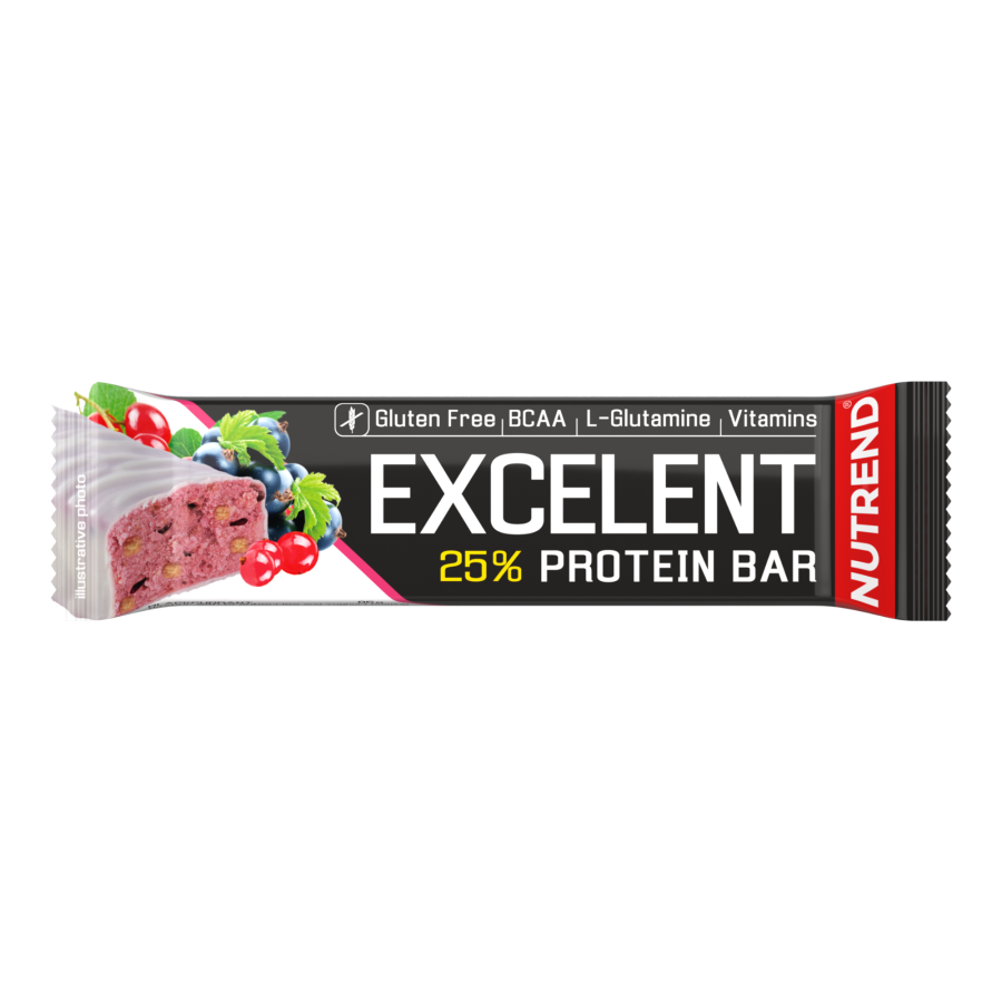 EXCELENT PROTEIINIBATOON 85g mustsõstar