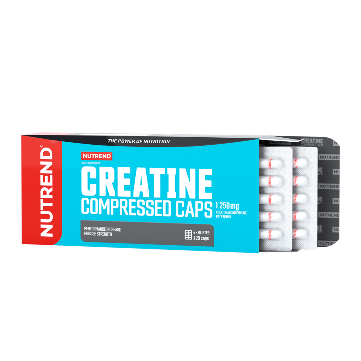 Nutrend Creatine Compressed Caps, 120 kps