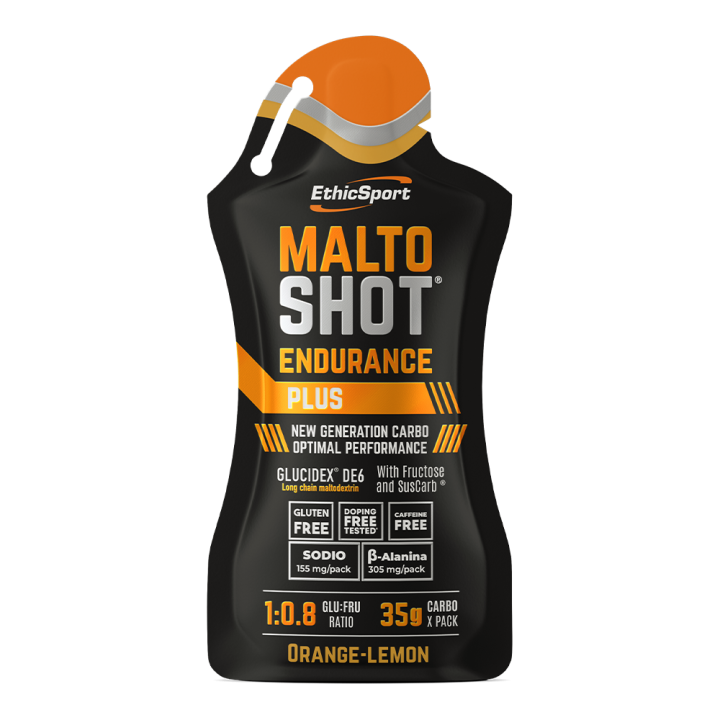 EthicSport Energiageel MaltoShot 50 ml Orange and Lemon