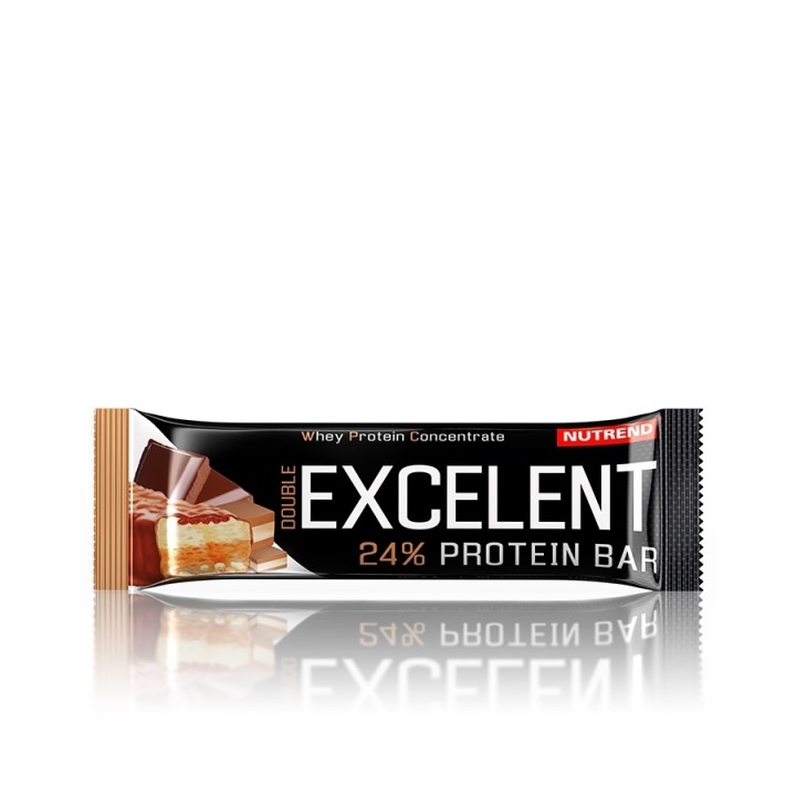 Nutrend EXCELENT kahekihiline proteiinibatoon 85 g, šokolaadimaitseline pistaatsiapähkli ja jõhvikatega Nutrend EXCELENT kahekihiline proteiinibatoon 85 g, šokolaadimaitseline pistaatsiapähkli ja jõhvikatega