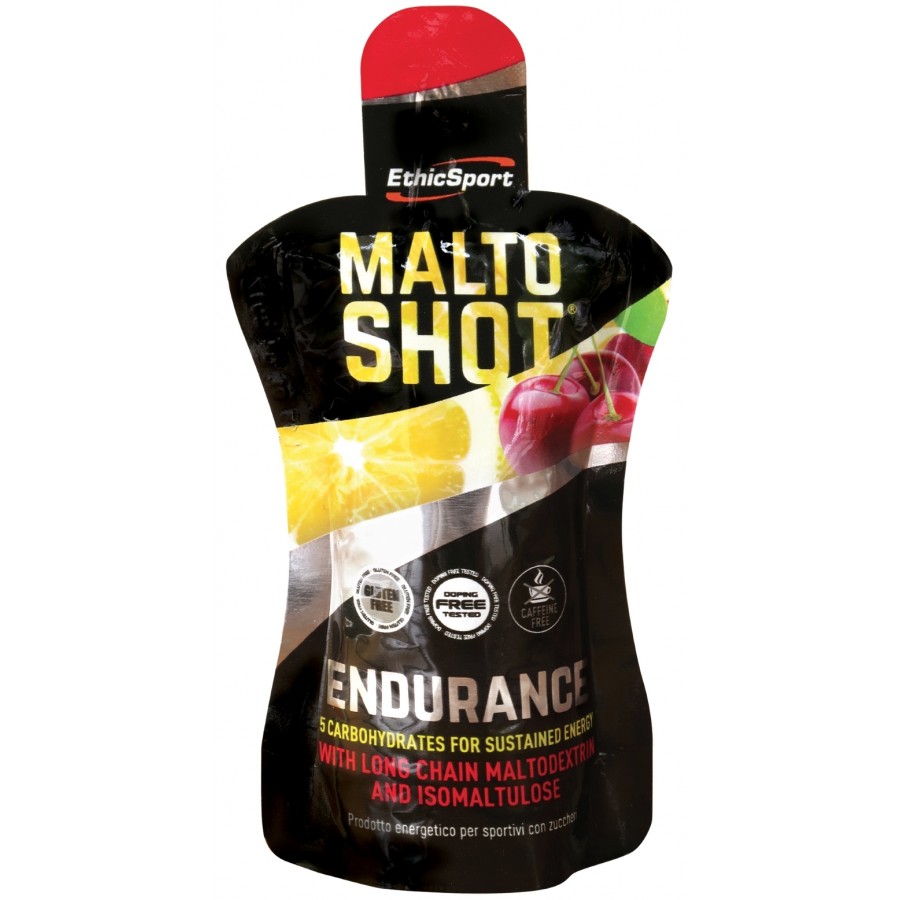 EthicSport MALTOSHOT Endurance 50 ml, kirss-sidrun