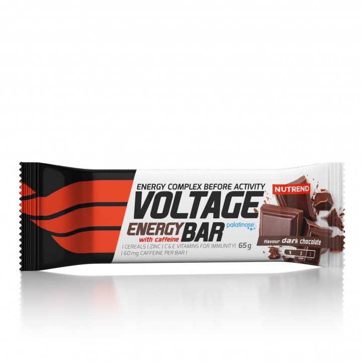 Nutrend VOLTAGE ENERGY DARK CHOCOLATE 65G Nutrend VOLTAGE ENERGY DARK CHOCOLATE 65G