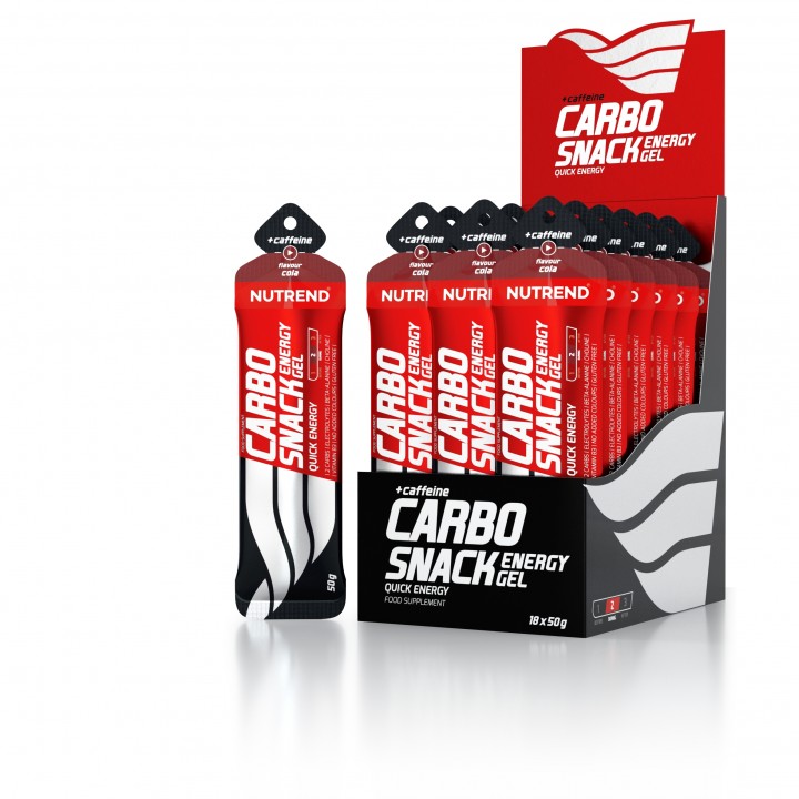 Nutrend CARBOSNACK 55 g kofeiiniga, koola Nutrend CARBOSNACK 55 g kofeiiniga, koola