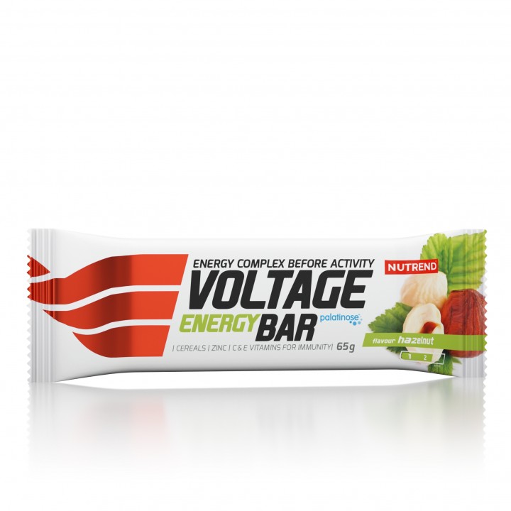 Nutrend VOLTAGE ENERGY CAKE KOFEIINIGA 65 g, sarapuupähkel